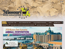 Tablet Screenshot of missourideerassociation.com